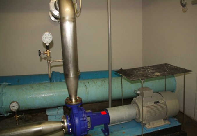 Picture 6 – Installation  of turbine completed