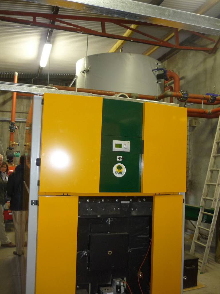 Picture 3 –  Biomass Boiler at Gurteen College