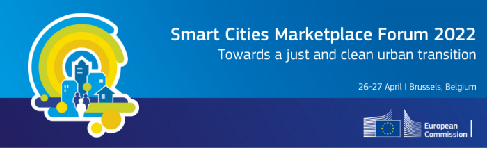 Save the date: Smart Cities Marketplace Forum, 26 & 27 April 2022