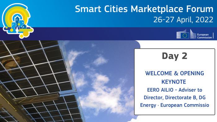 Smart Cities Marketplace Forum - Day 2 WELCOME & OPENING KEYNOTE