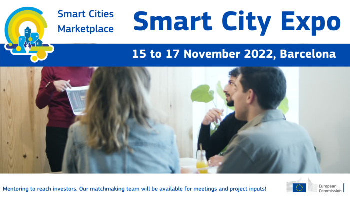 Join us at the Smart City Expo World Congress 2022 in Barcelona