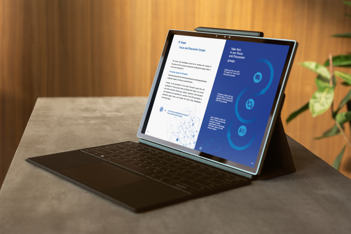 Digital Brochure on Microsoft Surface