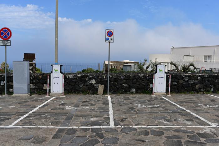 charging station in Pantelleria