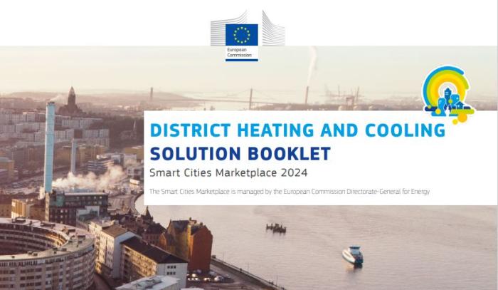 Cover page of district heating and cooling booklet 