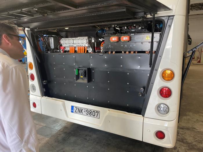 Visual electro bus