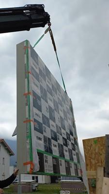 prefab on crane
