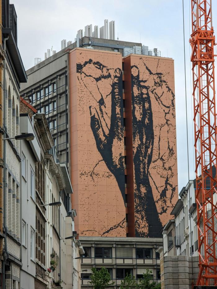 Visual of wall art in Antwerp