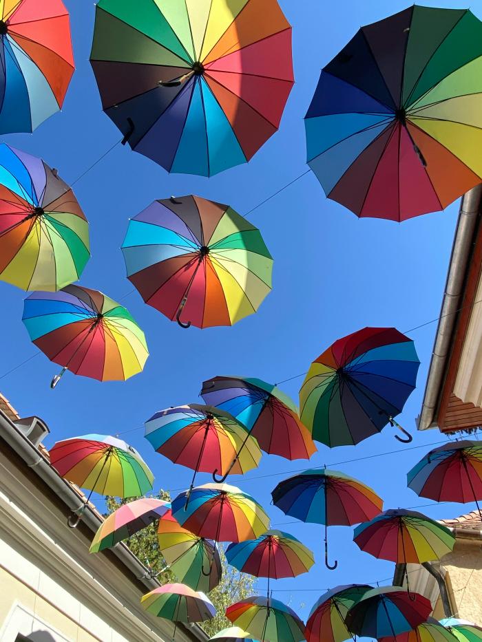 Szentendre umbrella decoration