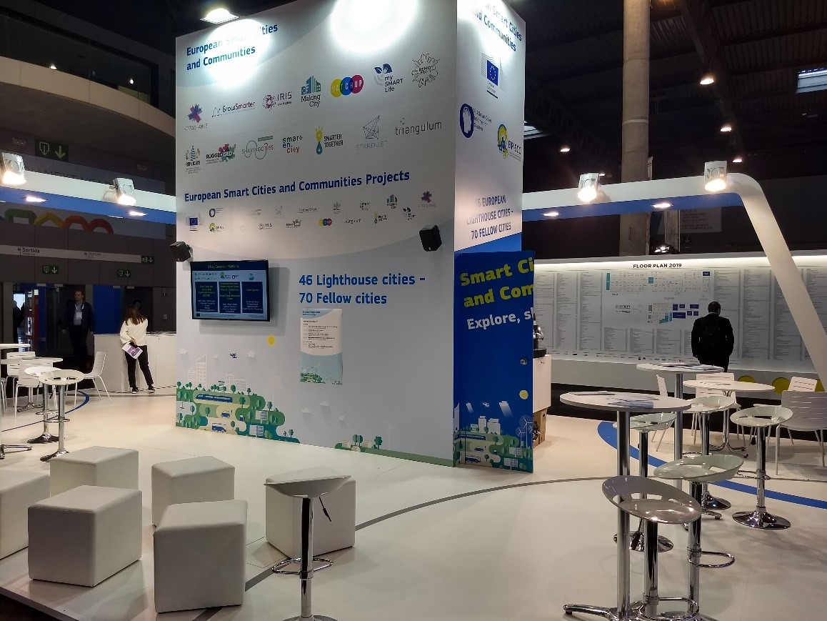 Joint European Smart Cities and Communities Projects Stand (Credits: Steinbeis-Europa-Zentrum)